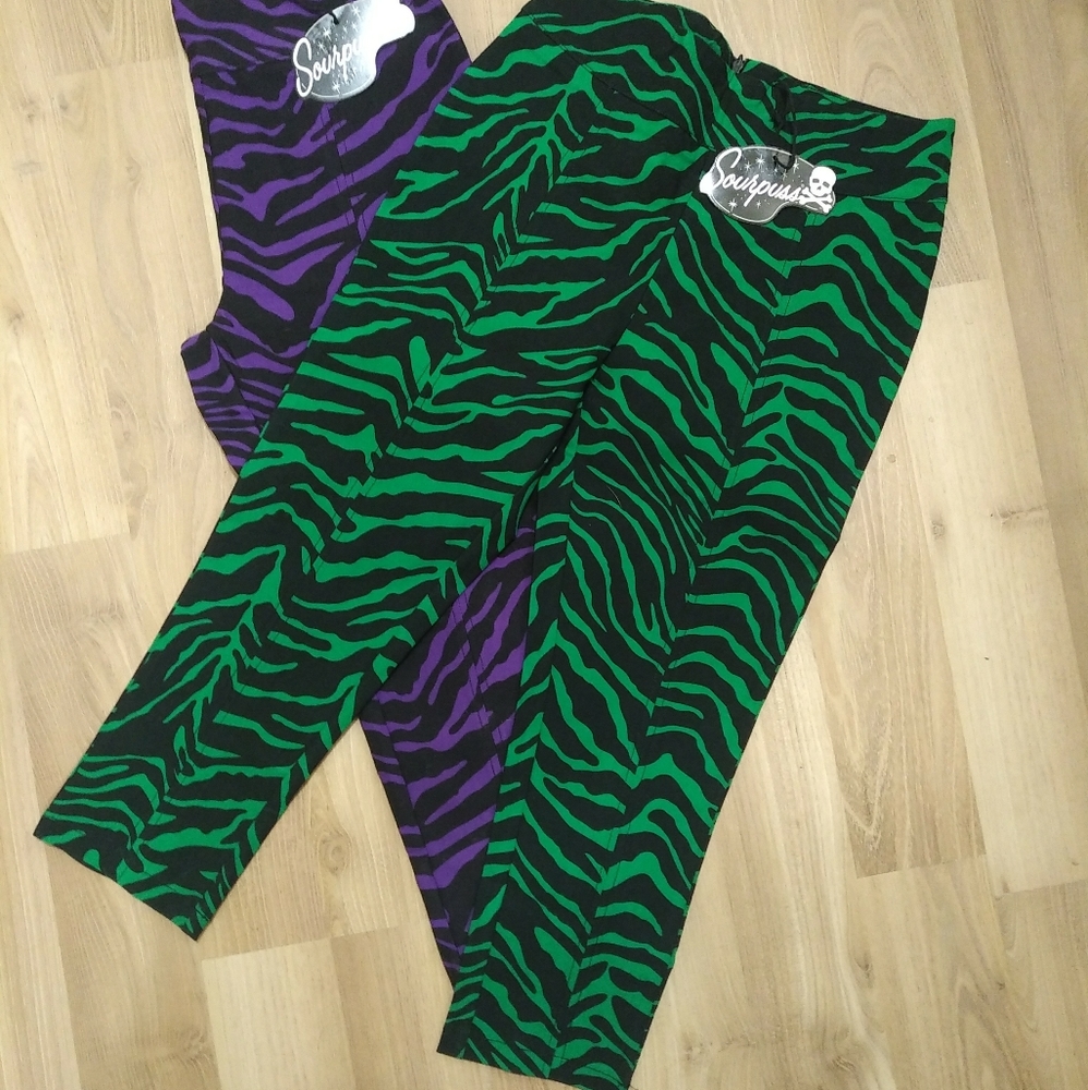Sourpuss, Green Zebra Sugar Pie Capri